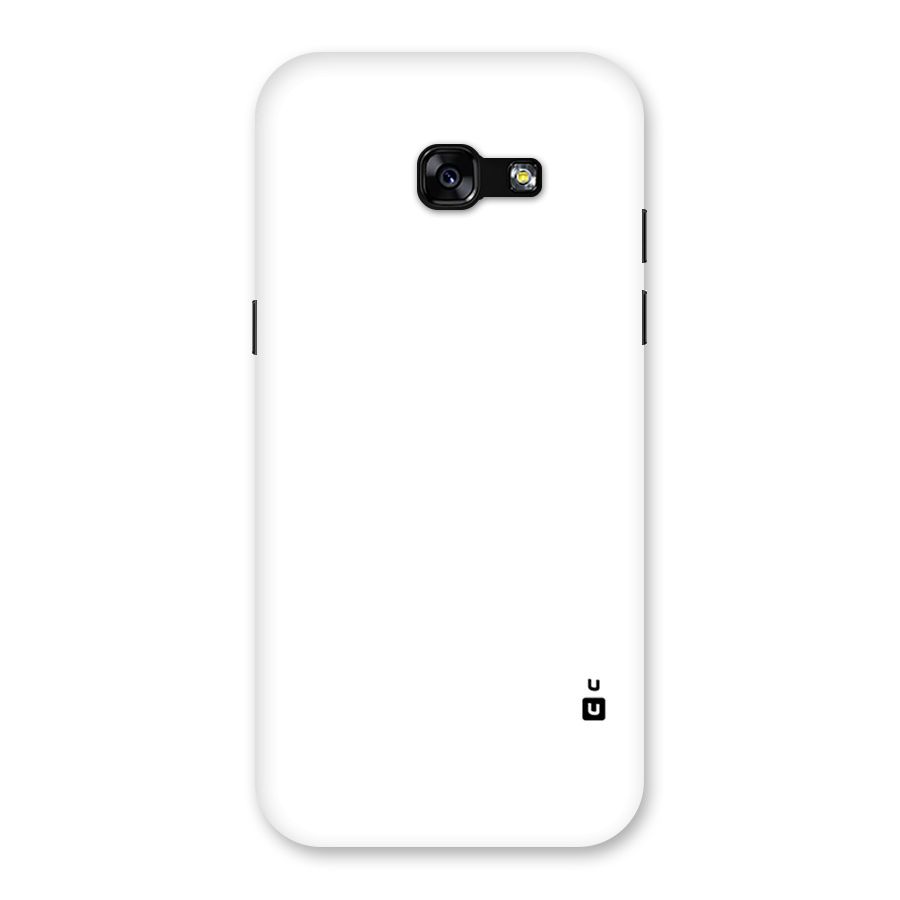 Plain White Back Case for Galaxy A5 2017