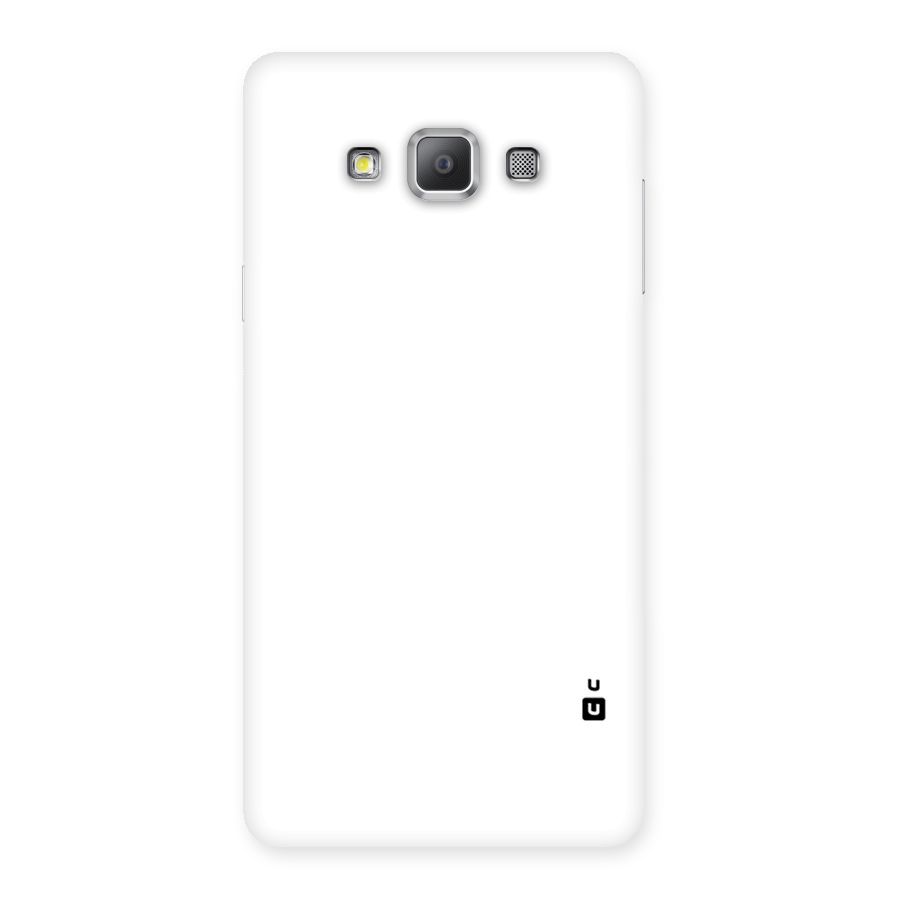 Plain White Back Case for Galaxy A7