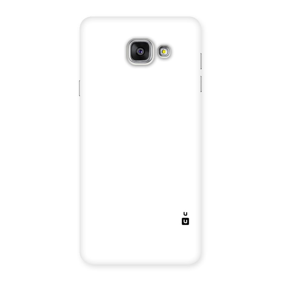 Plain White Back Case for Galaxy A7 2016