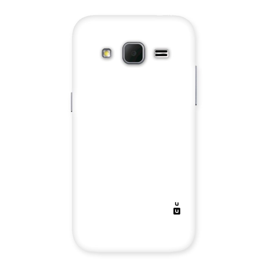Plain White Back Case for Galaxy Core Prime