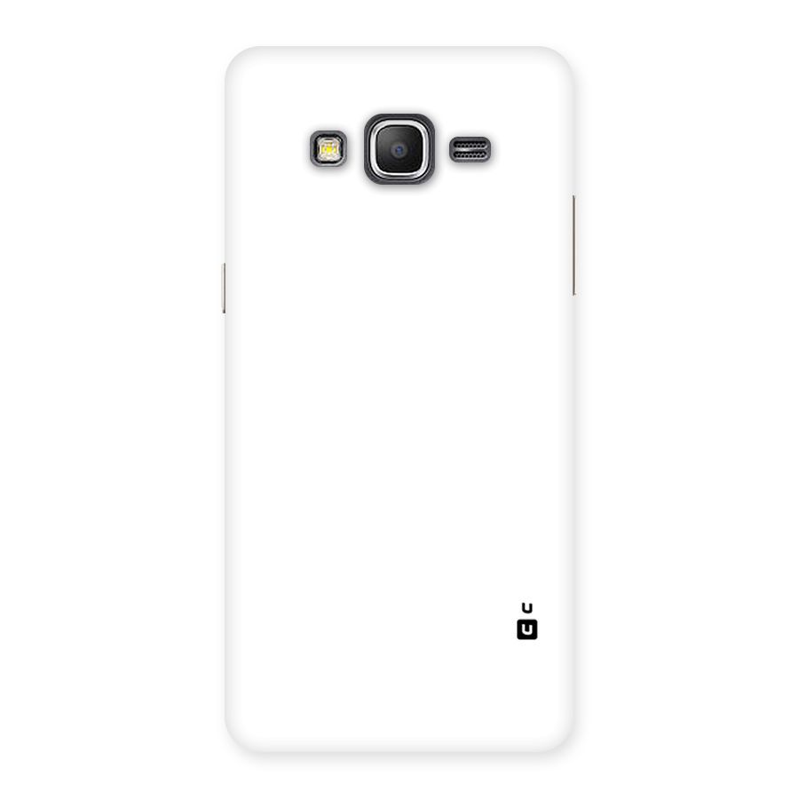 Plain White Back Case for Galaxy Grand Prime