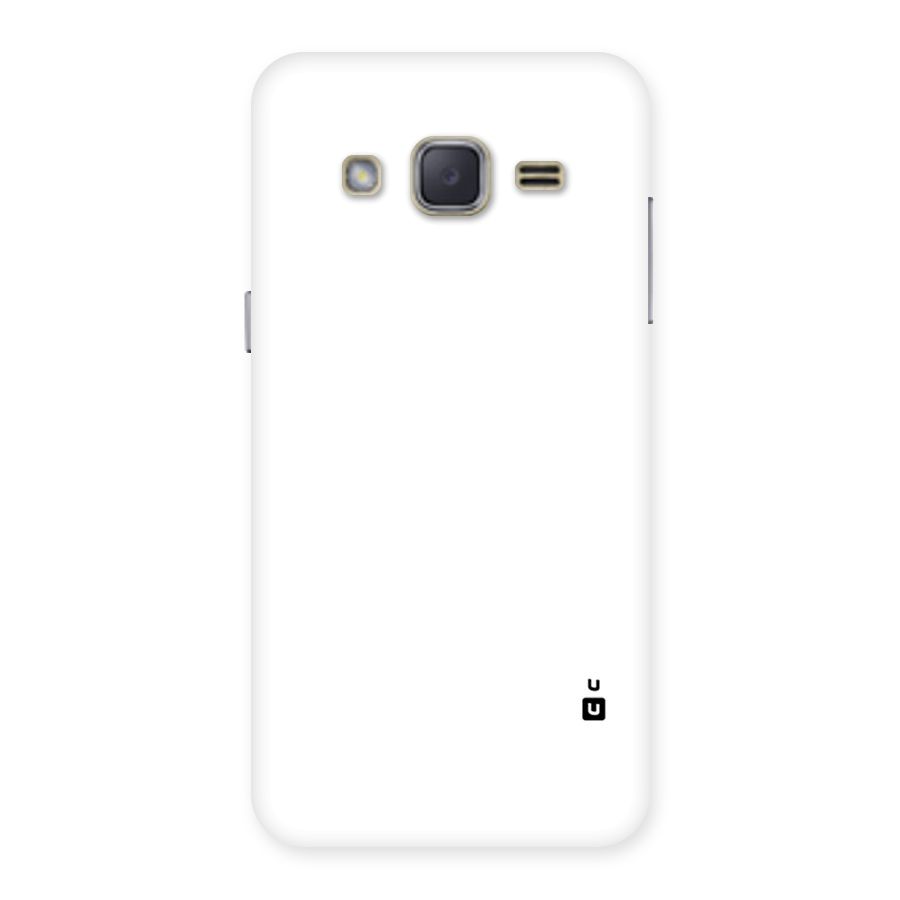 Plain White Back Case for Galaxy J2
