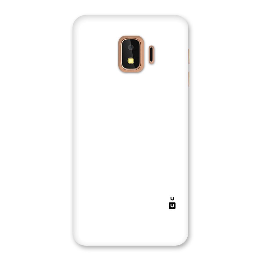 Plain White Back Case for Galaxy J2 Core