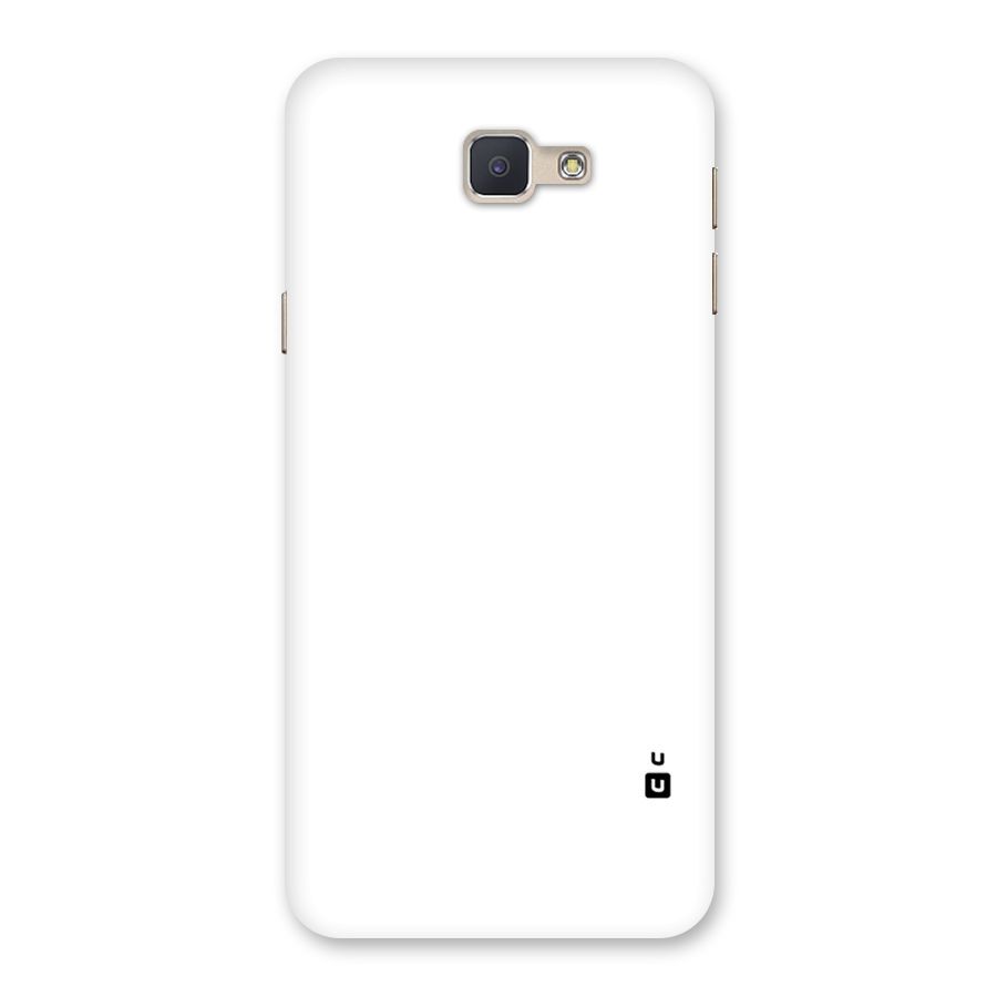 Plain White Back Case for Galaxy J5 Prime