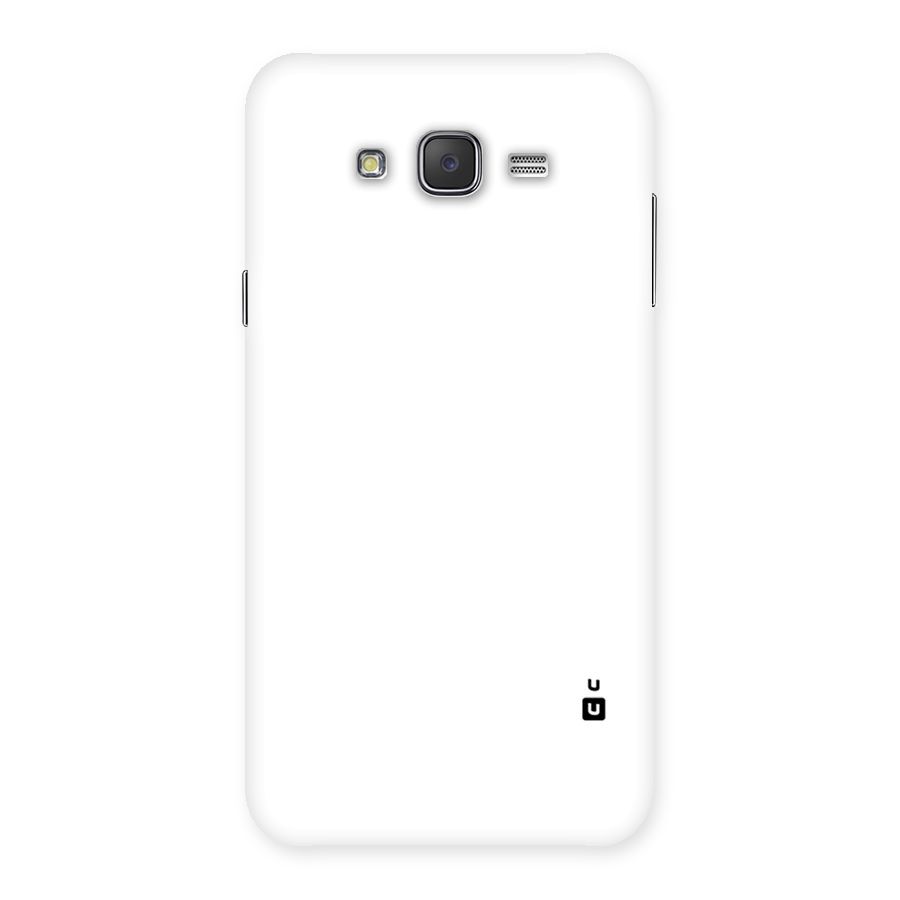 Plain White Back Case for Galaxy J7