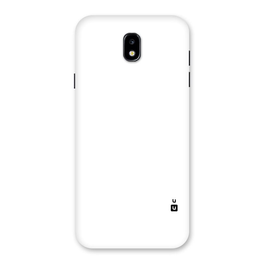 Plain White Back Case for Galaxy J7 Pro