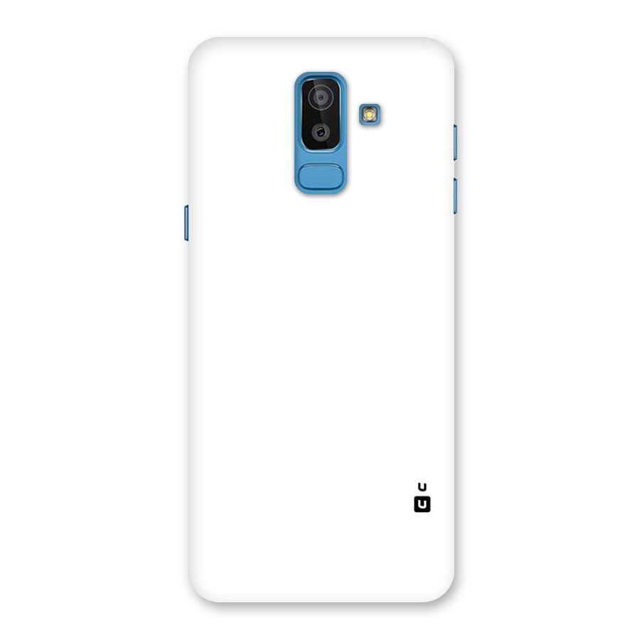 Plain White Back Case for Galaxy J8
