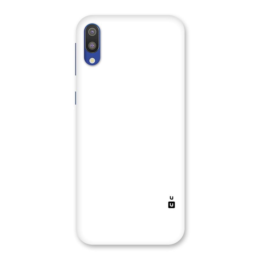 Plain White Back Case for Galaxy M10