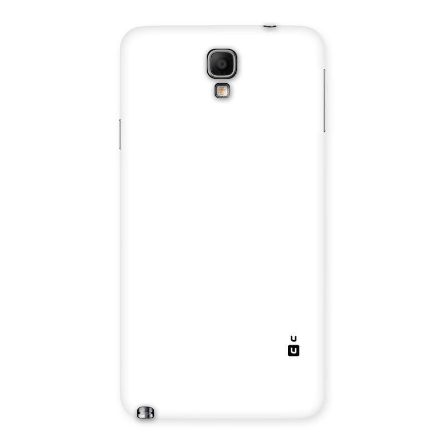 Plain White Back Case for Galaxy Note 3 Neo