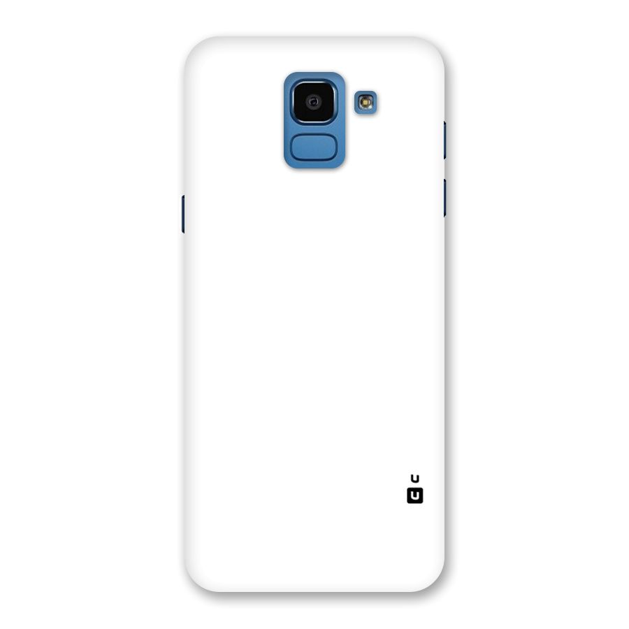 Plain White Back Case for Galaxy On6