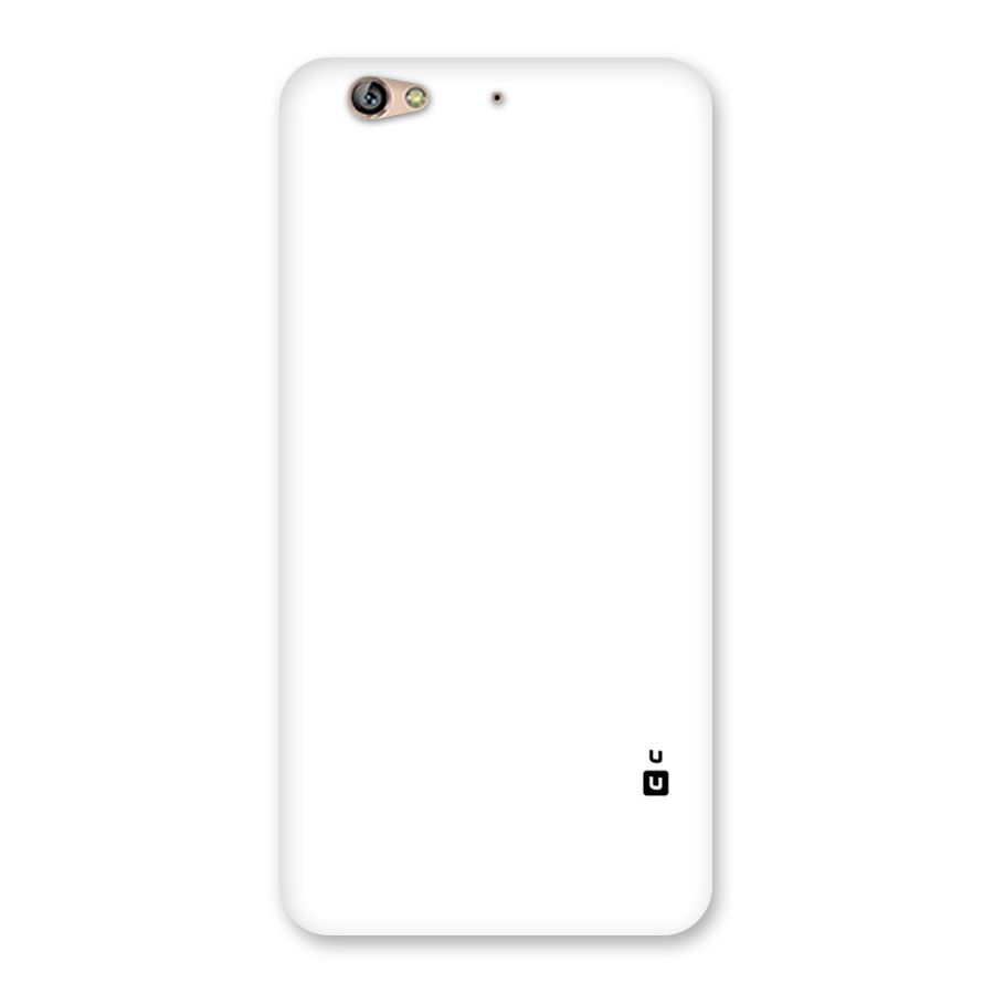 Plain White Back Case for Gionee S6