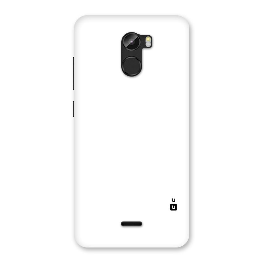 Plain White Back Case for Gionee X1