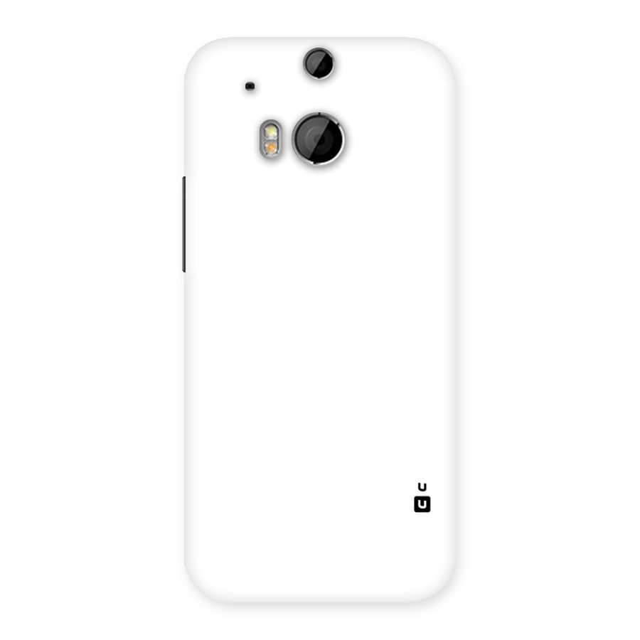 Plain White Back Case for HTC One M8