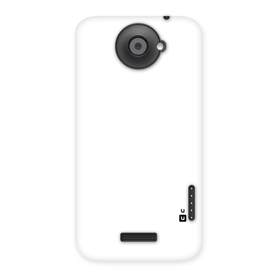 Plain White Back Case for HTC One X