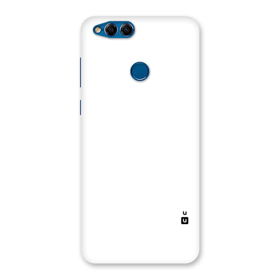 Plain White Back Case for Honor 7X
