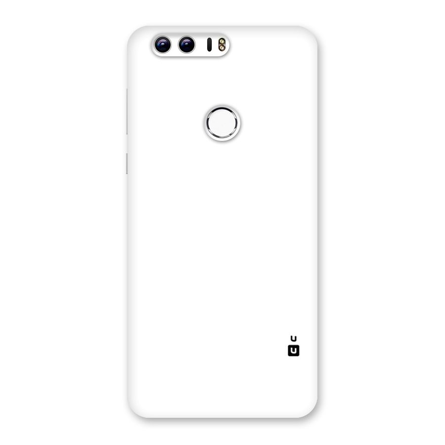 Plain White Back Case for Honor 8