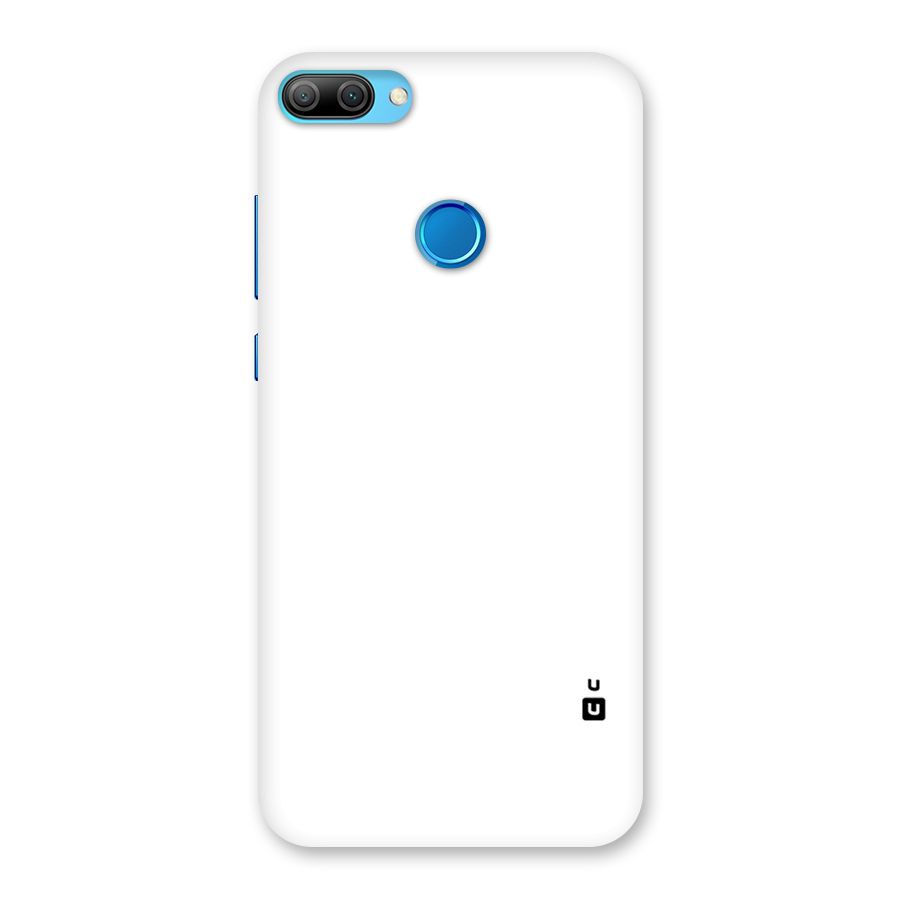 Plain White Back Case for Honor 9N
