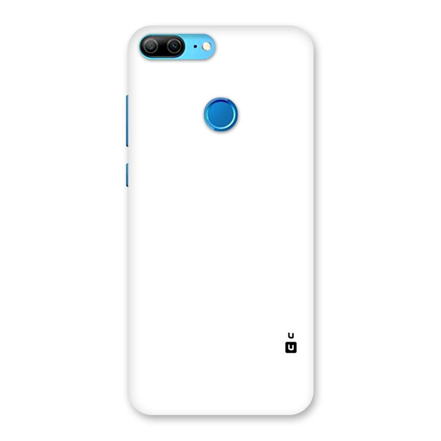 Plain White Back Case for Honor 9 Lite