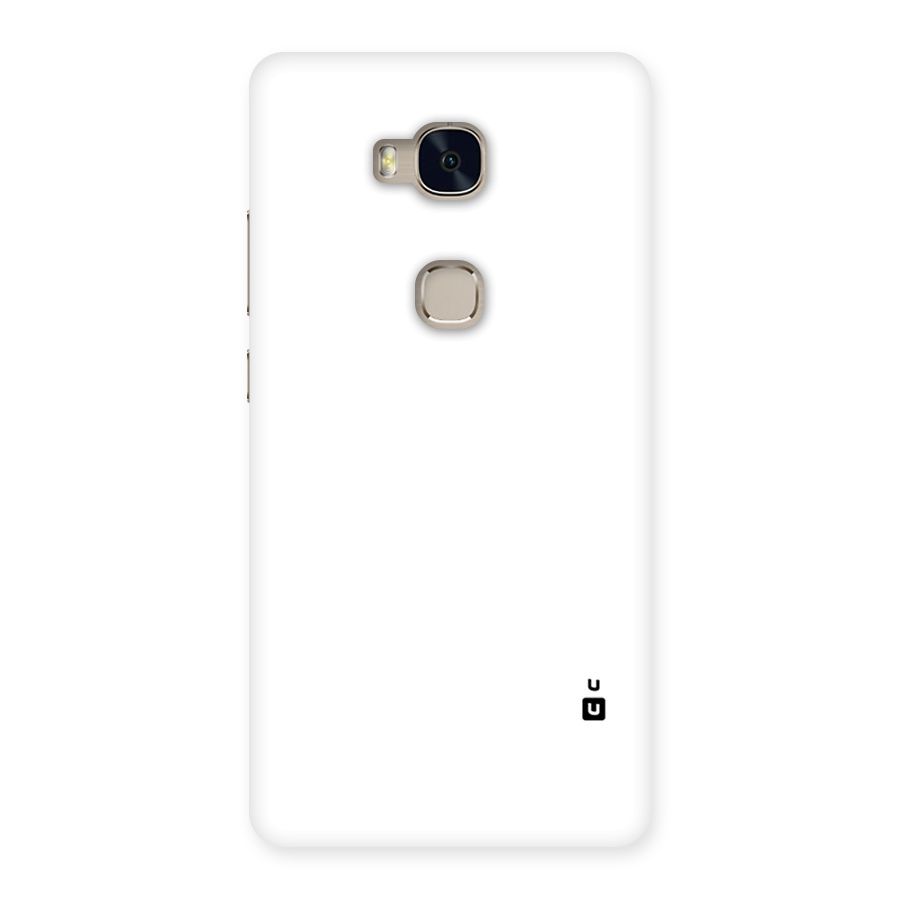 Plain White Back Case for Huawei Honor 5X
