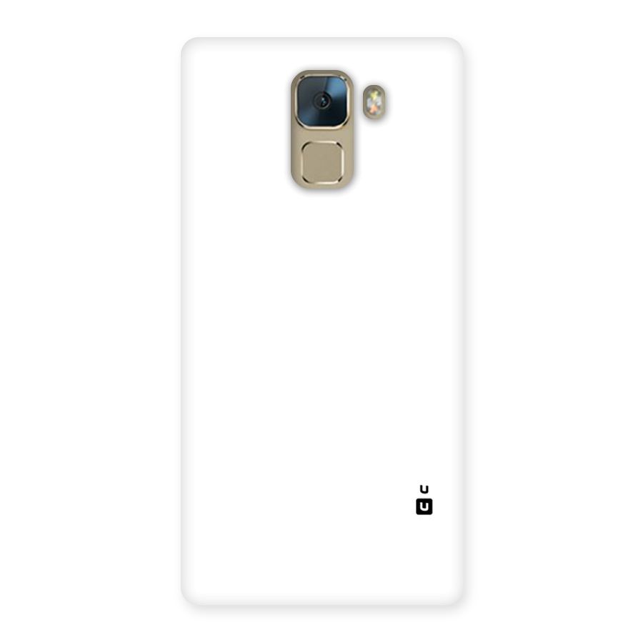 Plain White Back Case for Huawei Honor 7