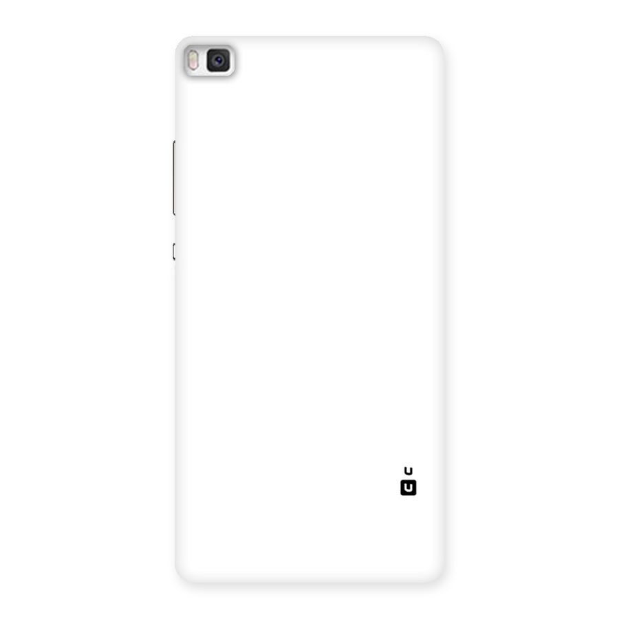 Plain White Back Case for Huawei P8