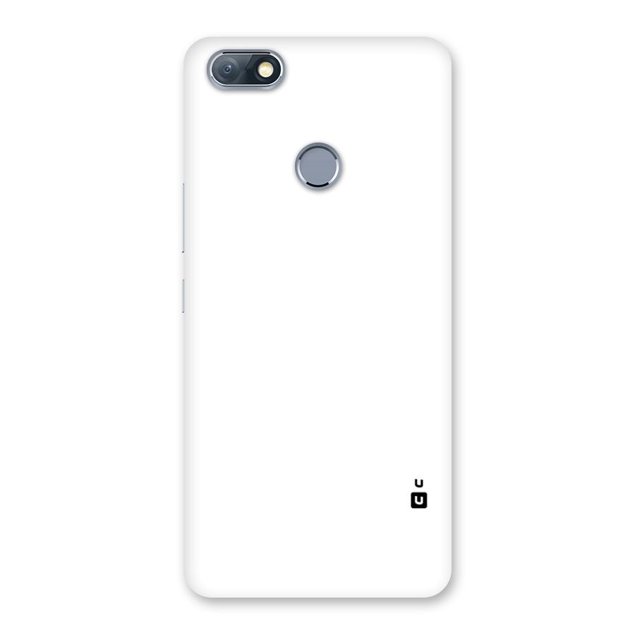 Plain White Back Case for Infinix Note 5