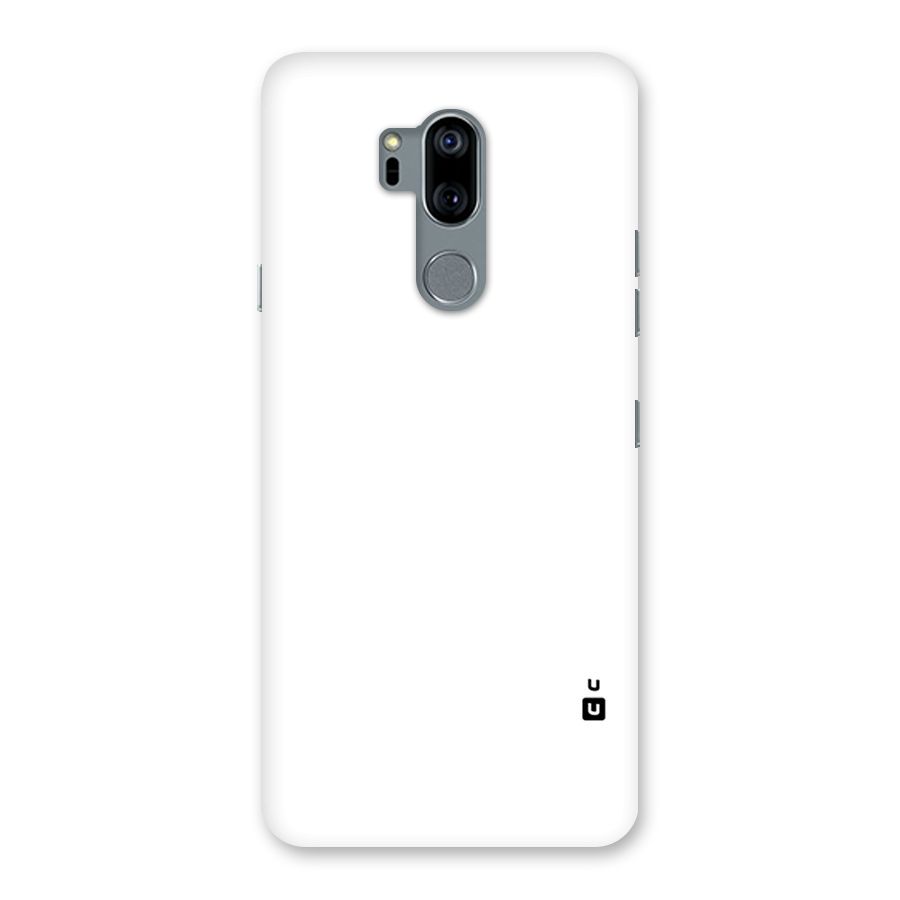 Plain White Back Case for LG G7