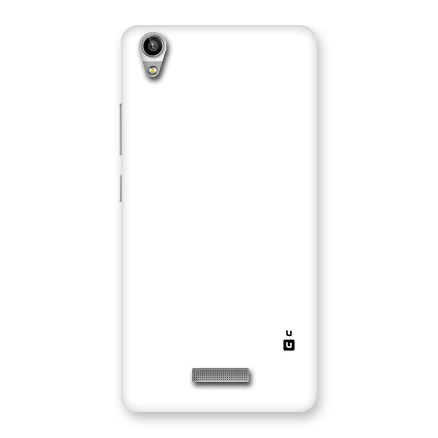 Plain White Back Case for Lava-Pixel-V1
