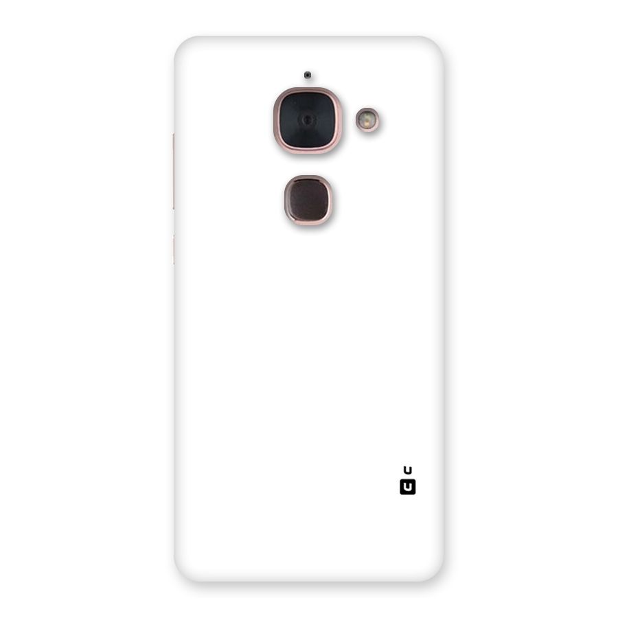 Plain White Back Case for Le Max 2