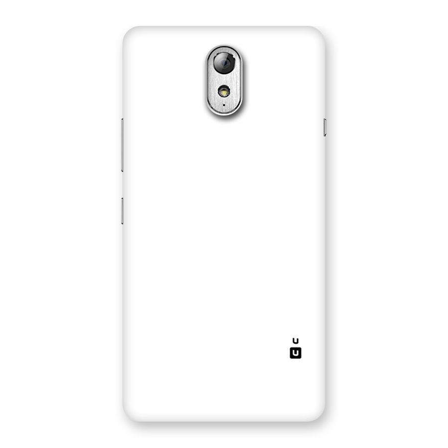 Plain White Back Case for Lenovo Vibe P1M