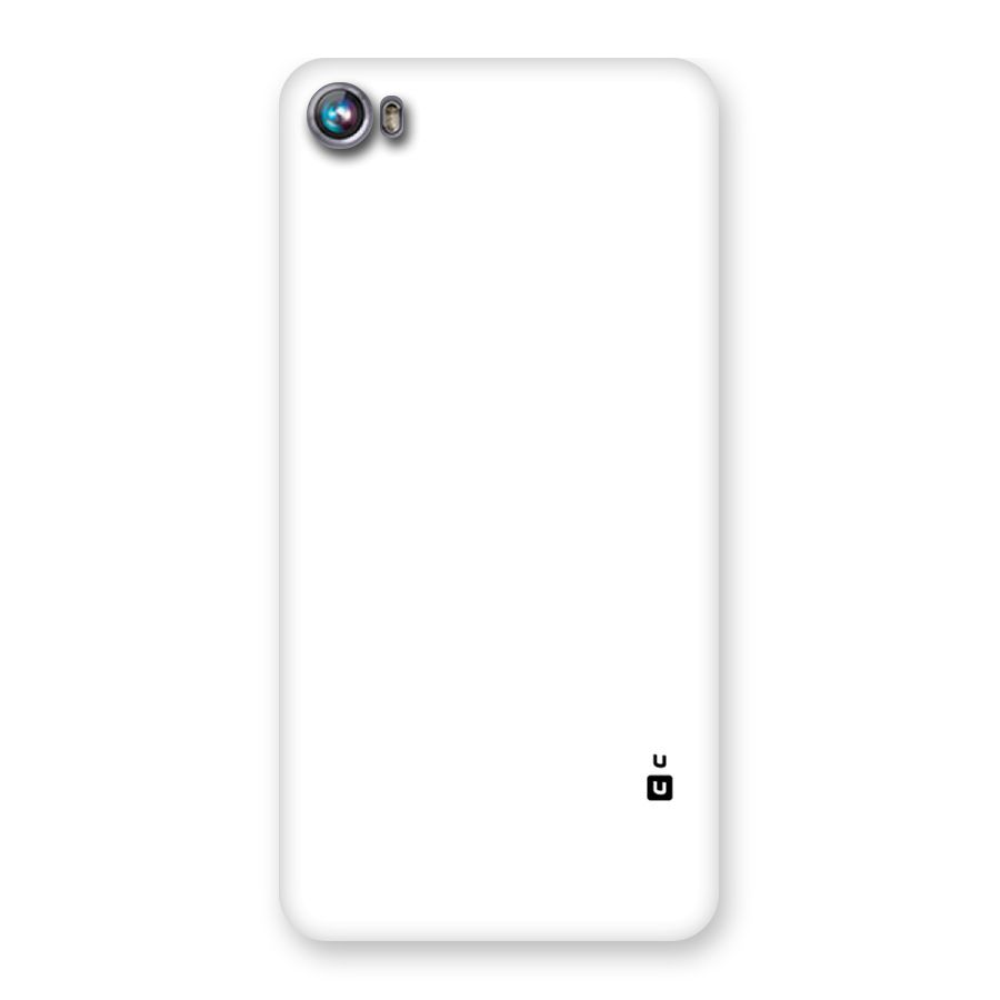 Plain White Back Case for Micromax Canvas Fire 4 A107