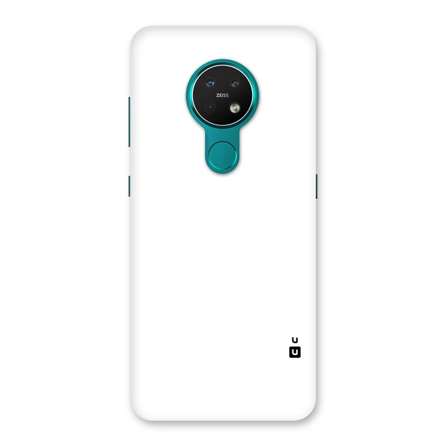 Plain White Back Case for Nokia 7.2