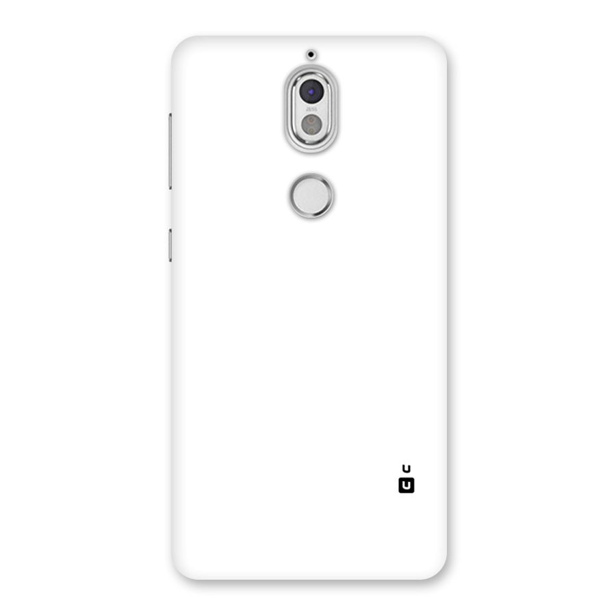 Plain White Back Case for Nokia 7
