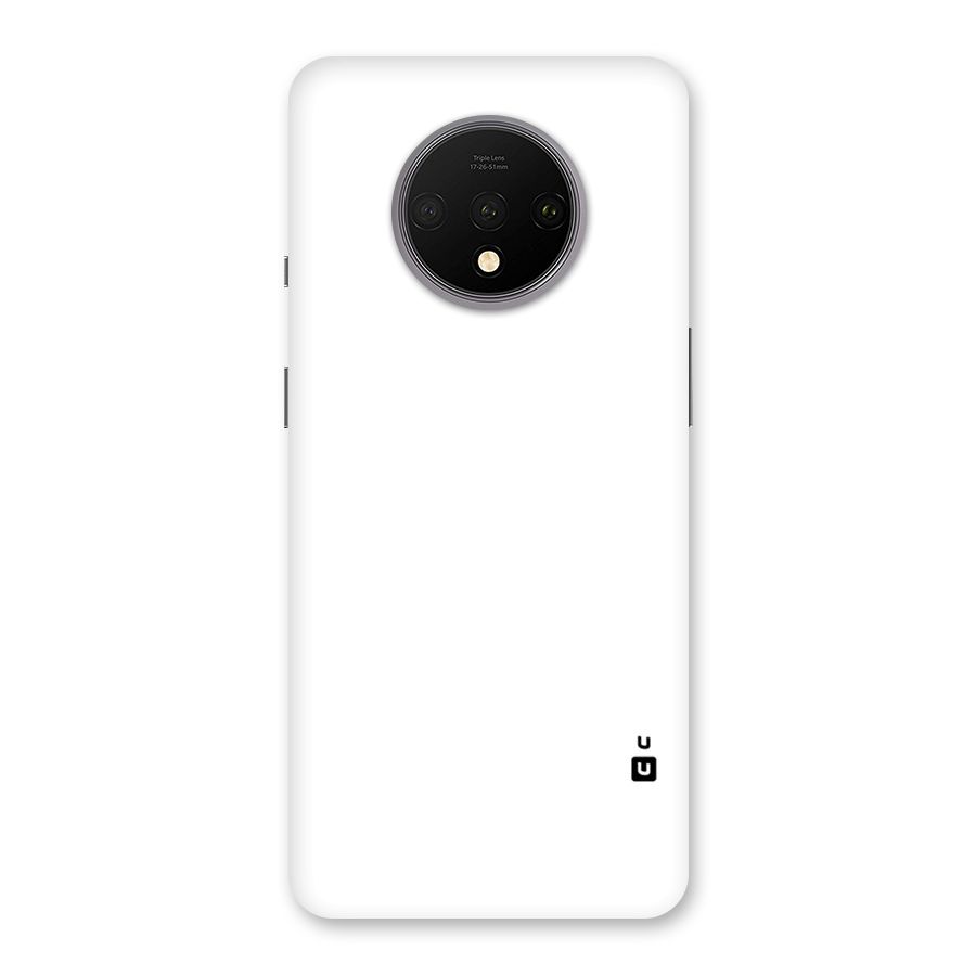 Plain White Back Case for OnePlus 7T