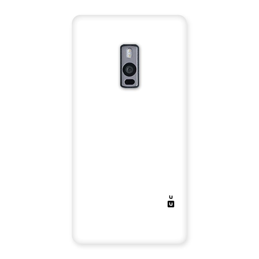 Plain White Back Case for OnePlus Two