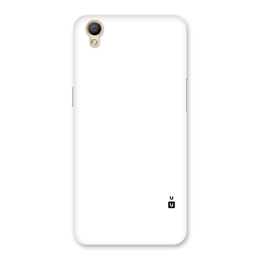 Plain White Back Case for Oppo A37