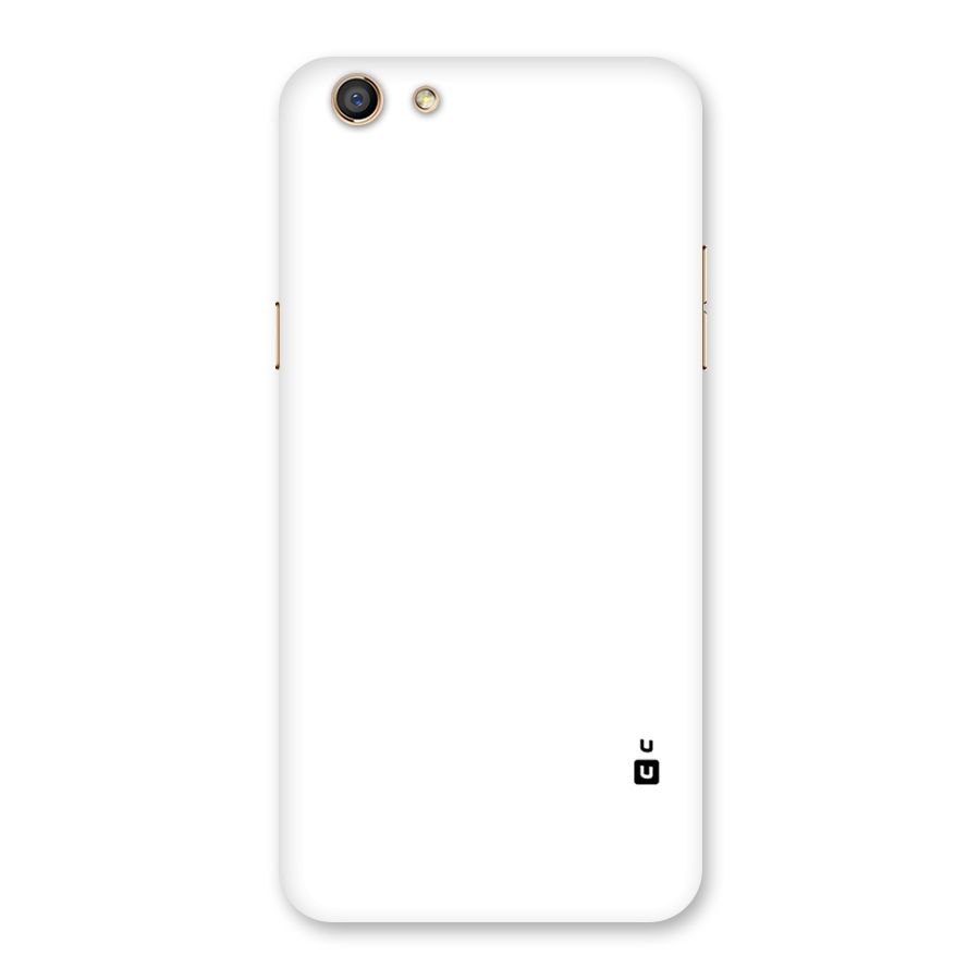 Plain White Back Case for Oppo F3