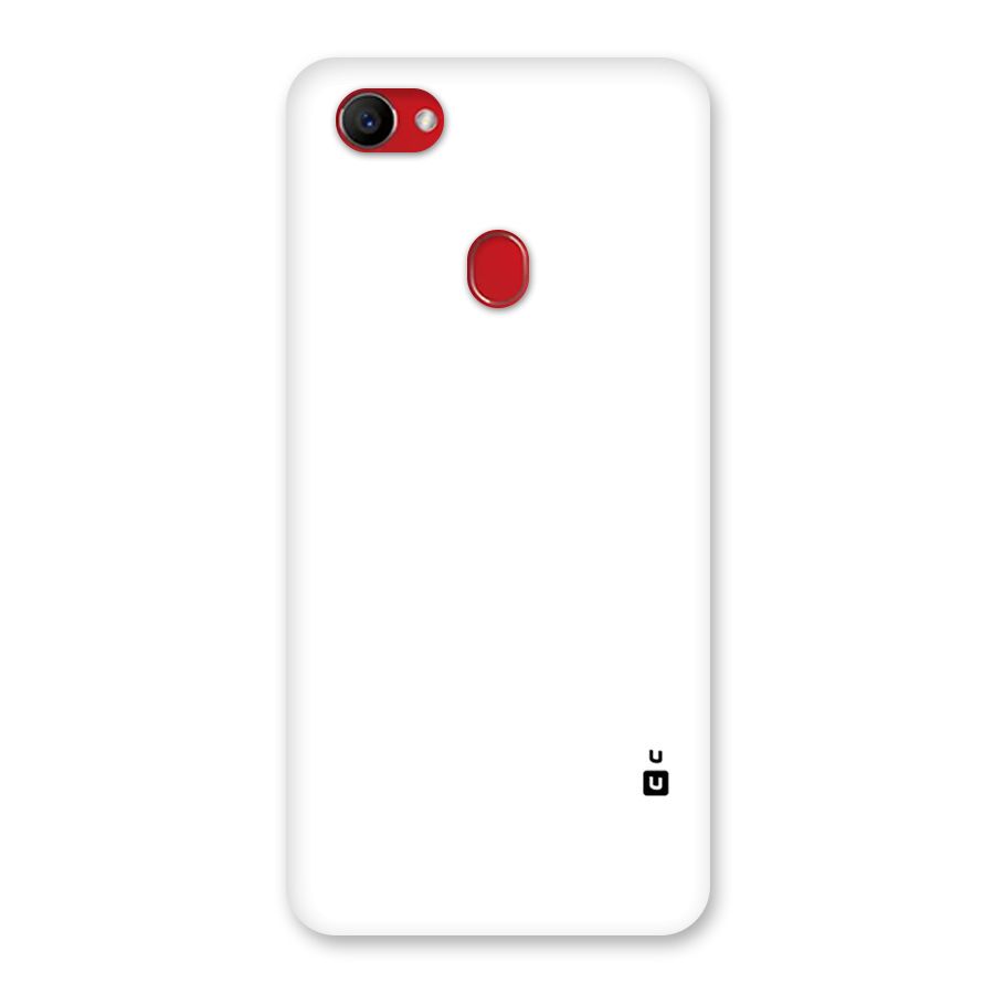 Plain White Back Case for Oppo F7