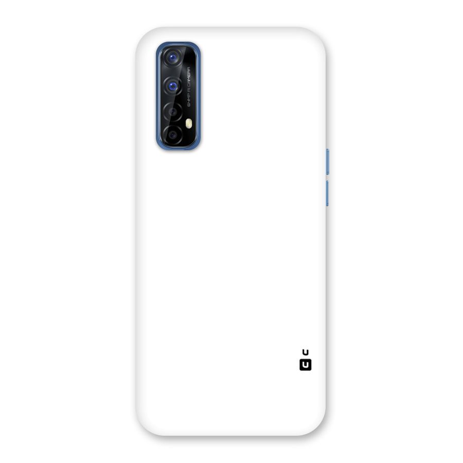 Plain White Back Case for Realme 7