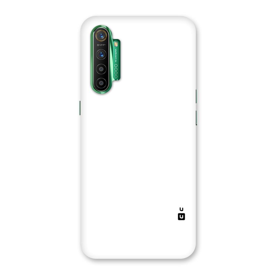 Plain White Back Case for Realme X2
