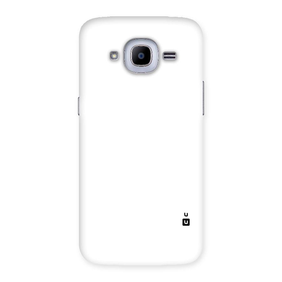 Plain White Back Case for Samsung Galaxy J2 2016