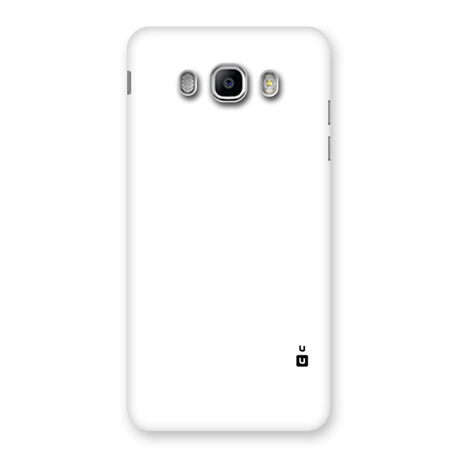 Plain White Back Case for Samsung Galaxy J5 2016