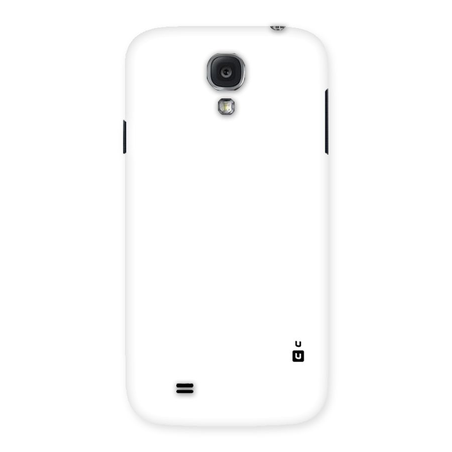 Plain White Back Case for Samsung Galaxy S4
