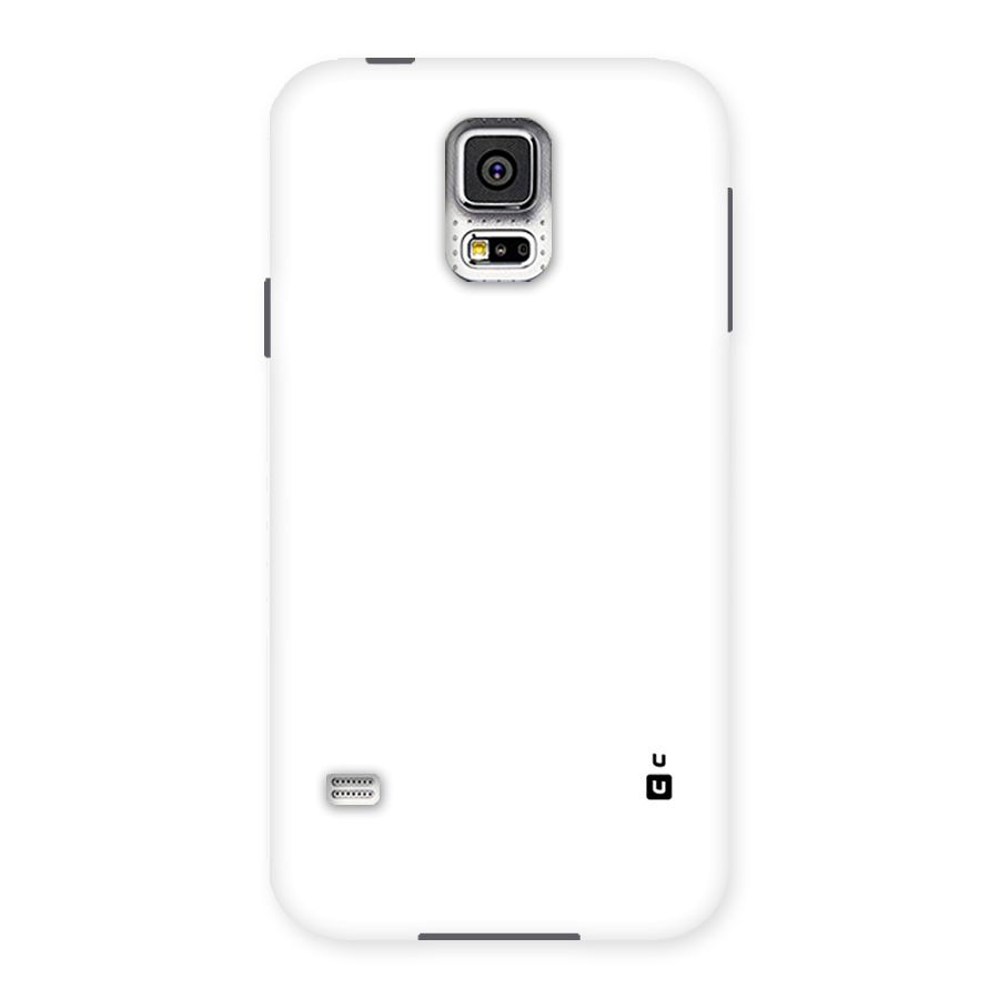 Plain White Back Case for Samsung Galaxy S5