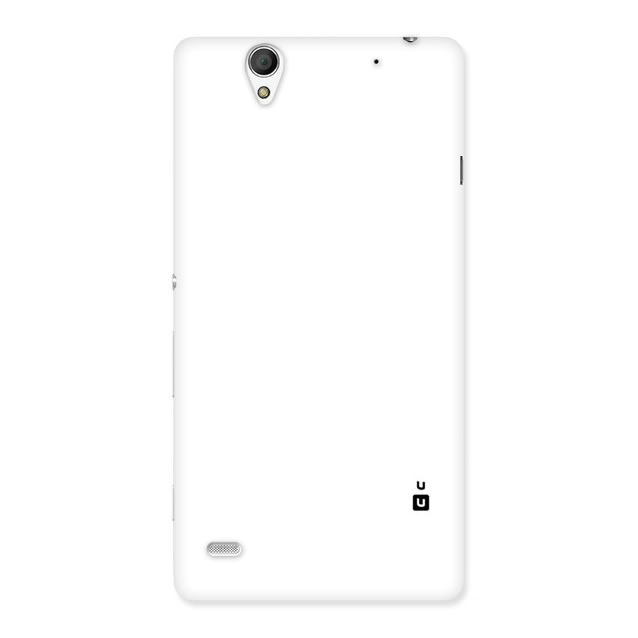 Plain White Back Case for Sony Xperia C4