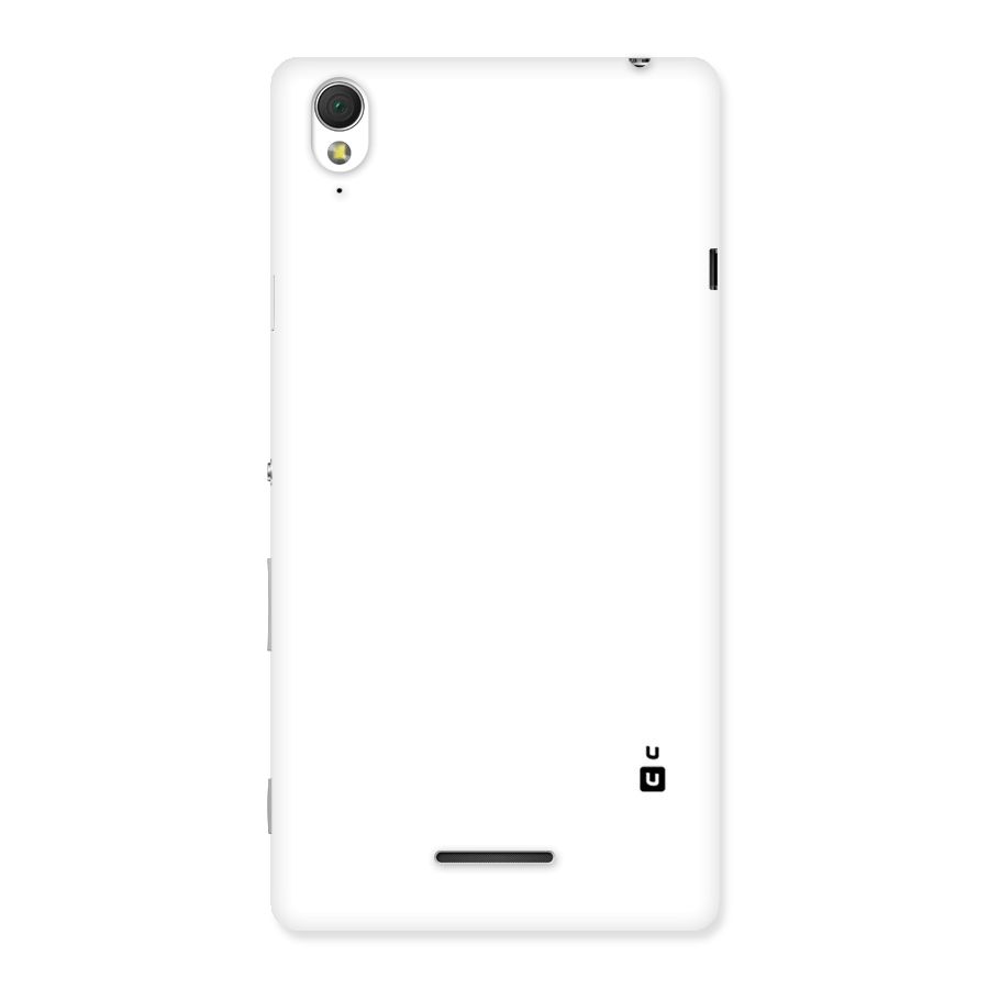 Plain White Back Case for Sony Xperia T3