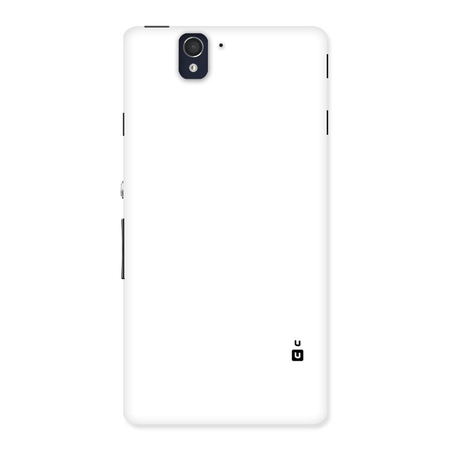 Plain White Back Case for Sony Xperia Z
