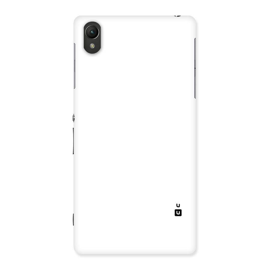 Plain White Back Case for Sony Xperia Z2