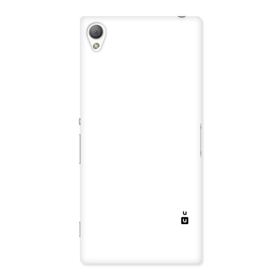 Plain White Back Case for Sony Xperia Z3