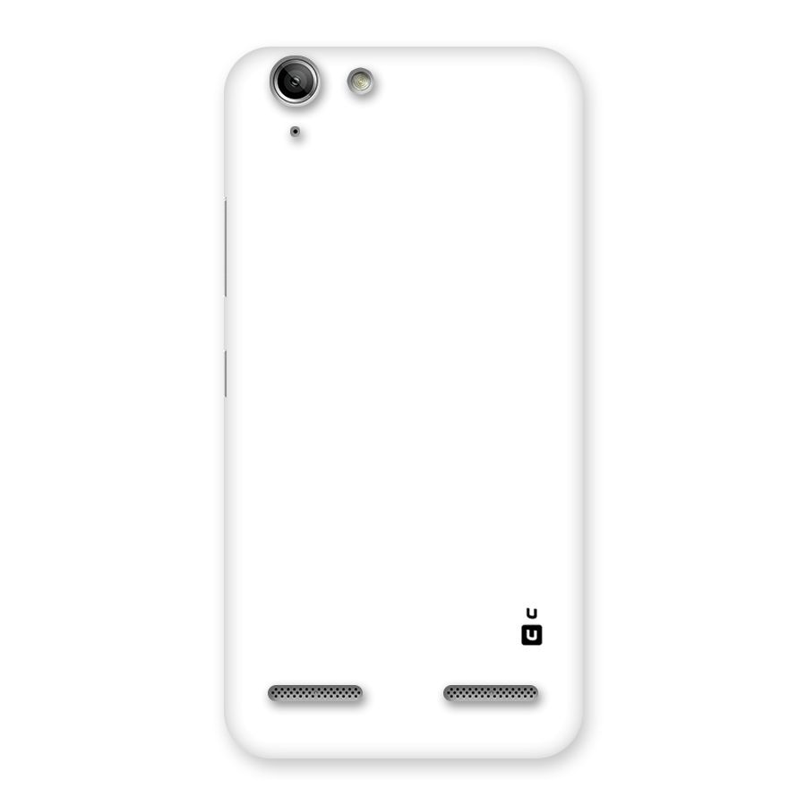 Plain White Back Case for Vibe K5